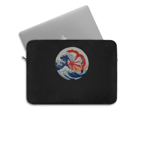 The Great Wave Of Miyagi Laptop Sleeve