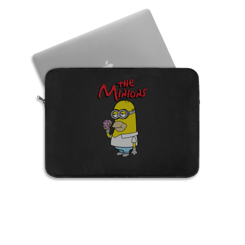 The Minions Parody Of The Simpsons And Minions Funny Laptop Sleeve