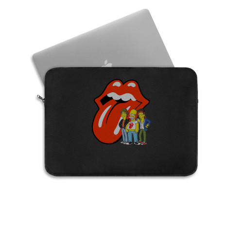 The Rolling Stones The Simpsons Crew Laptop Sleeve
