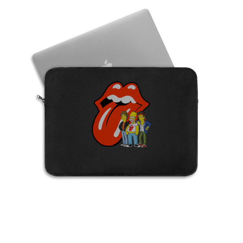 The Simpsons The Rolling Stones The Simpsons Crew Laptop Sleeve