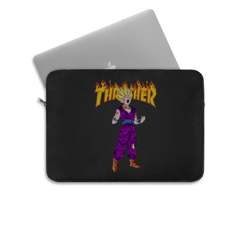 Thrasher Anime Dragon Ball Son Gohan Ssj 2 Laptop Sleeve