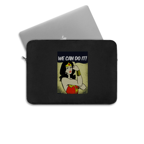 We Can Do It Wonder Woman Laptop Sleeve
