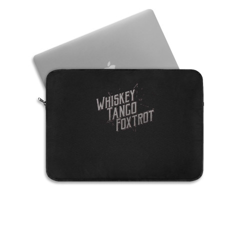 Wtf Whiskey Tango Foxtrot Laptop Sleeve