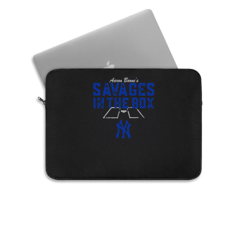 Aaron Boones Savages In The Box For Yankees Fan Laptop Sleeve