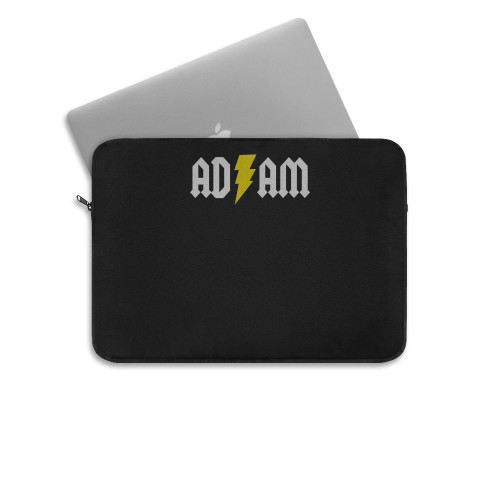 Acdc Mashup Shazam Logo Black Ad Laptop Sleeve