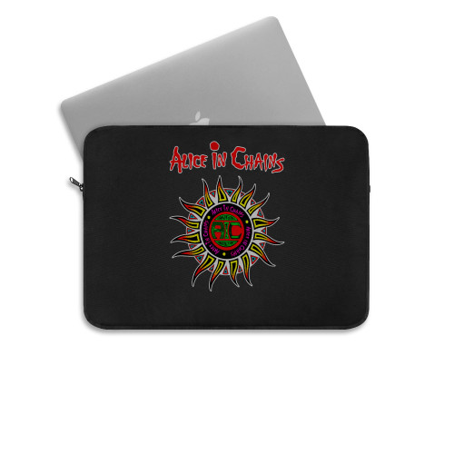 Alice In Chains Sun Logo Colored Laptop Sleeve