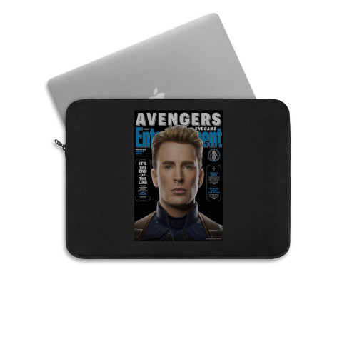 Avengers Endgame Magazine Chris Evans The Captain America Laptop Sleeve