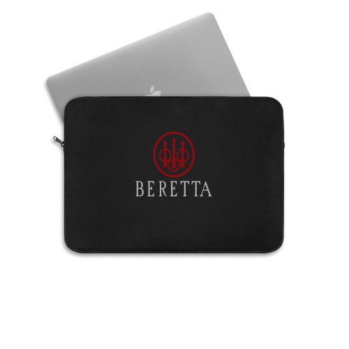 Beretta Gun Sniper Riffle Firearms Logo Laptop Sleeve