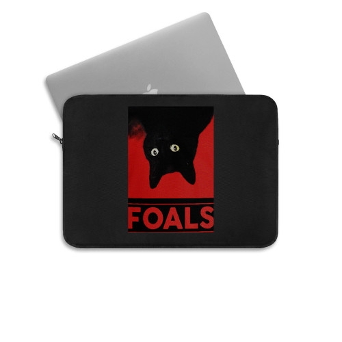 Black Cat Foals Rock Band Tour 2019 Laptop Sleeve