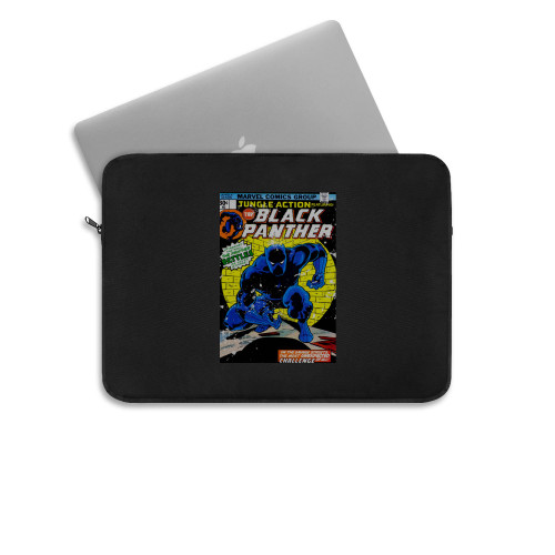 Black Panther Comic Poster Laptop Sleeve