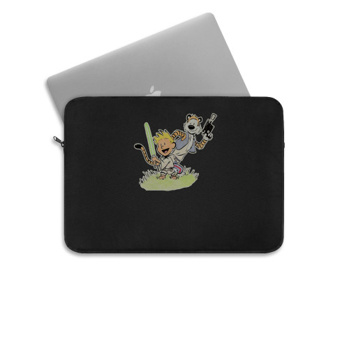 Calvin And Hobbes Star Wars Laptop Sleeve