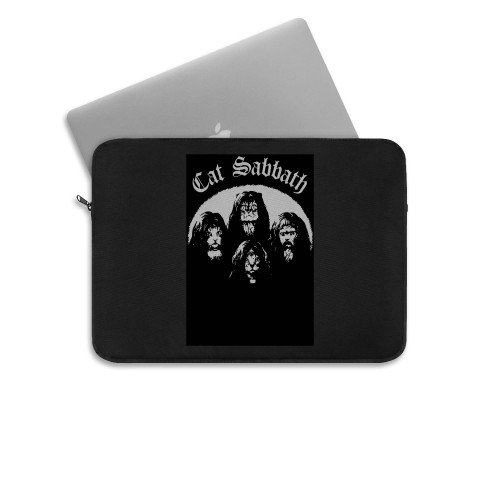 Cats Sabbath Band Parody Laptop Sleeve