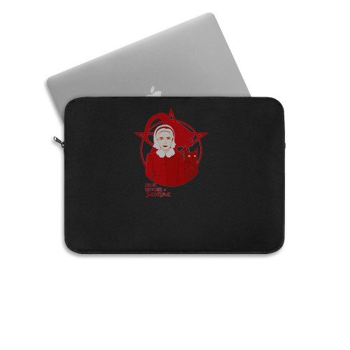 Chilling Adventures Of Sabrina Fanart Red Logo Laptop Sleeve