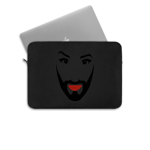 Conchita Wurst Vector Art Laptop Sleeve