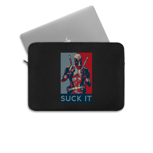Deadpool Suck It Laptop Sleeve