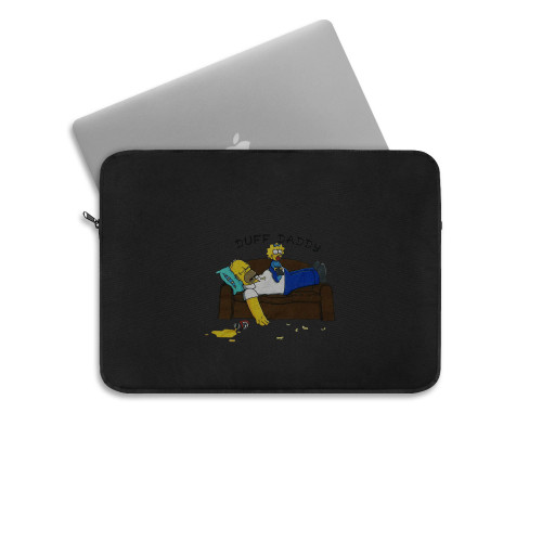 Duff Daddy The Simpsons Laptop Sleeve
