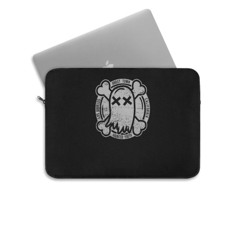 Ghost Band Logo Ghost Town California Haunted Youth Los Angeles Laptop Sleeve