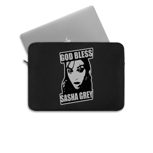 God Bless Sasha Grey V3 Laptop Sleeve