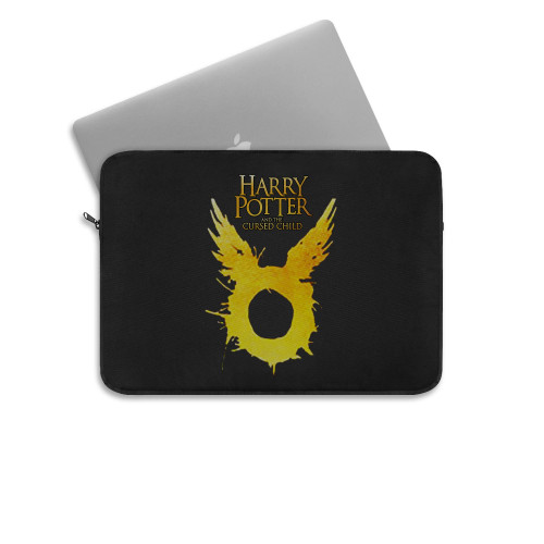 Harry Potter And The Cursed Child Logo Laptop Sleeve