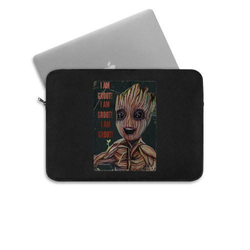 I Am Groot I Am Baby Groot Guardians Of The Galaxy Vol 2 Laptop Sleeve