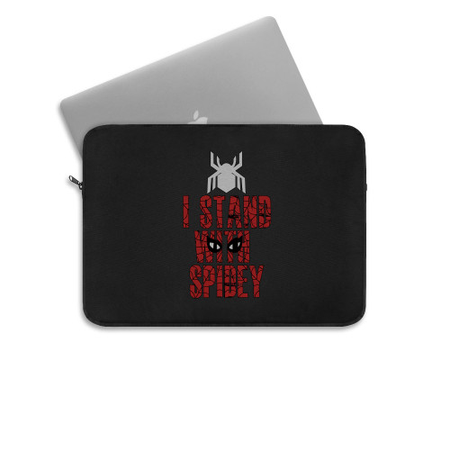 I Stand With Team Spidey Laptop Sleeve