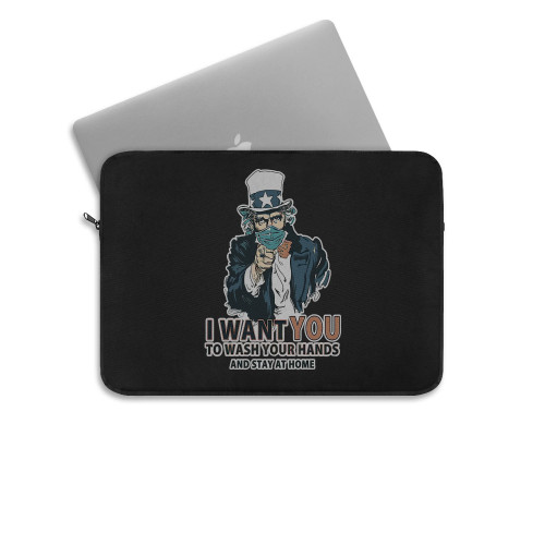 I Want You To Wash Your Hands Laptop Sleeve