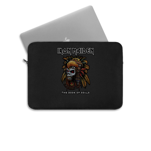 Iron Maiden Logo Skull The Book Of Souls Laptop Sleeve