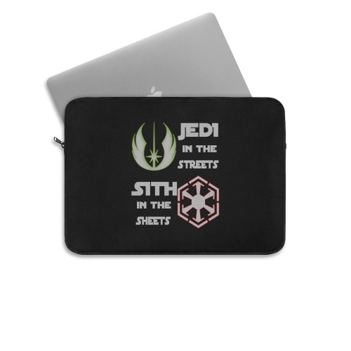 Jedi In The Streets Sith In The Sheets Star Wars Rc Laptop Sleeve