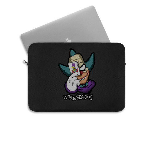 Joker Why So Krusty Laptop Sleeve