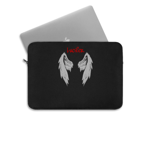 Lucifer Morningstar Wings Logo Laptop Sleeve