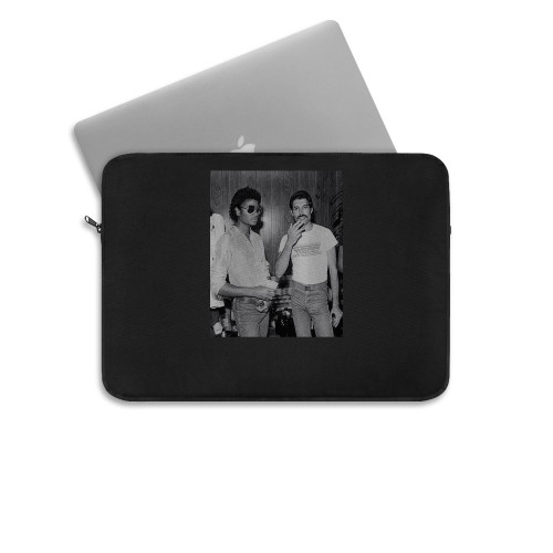 Michael Jackson And Freddie Mercury Vintage Laptop Sleeve Michael Jackson And Freddie Mercury Vintage Laptop Sleeve
