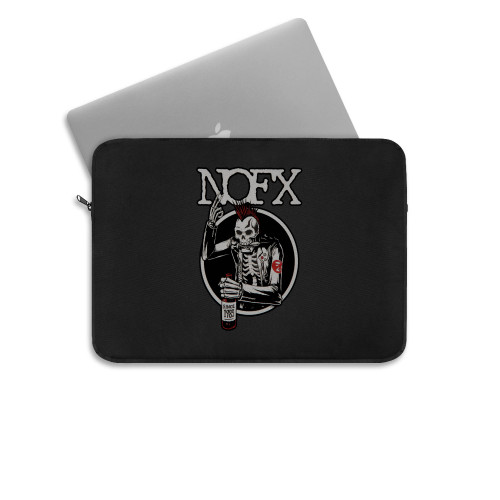 Nofx Old Skull Punk Rock Metal Band Laptop Sleeve