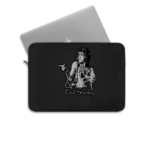 Paul Stanley Kiss Rock Band Tribute Laptop Sleeve