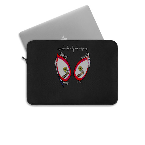Post Malone Tattoos Stay Away Always Tired Laptop Sleeve