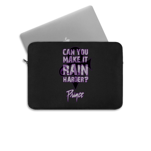 Prince Can You Make It Rain Harder Logo Laptop Sleeve