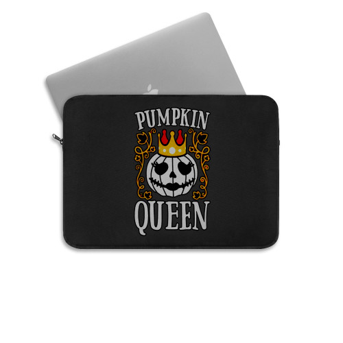 Pumpkin Queen Halloween Laptop Sleeve