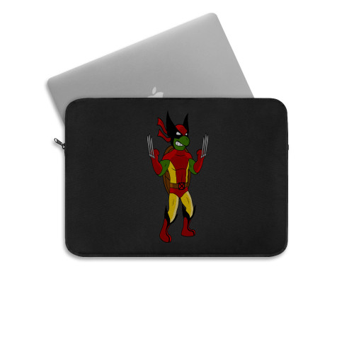 Raphael Wolverine Ninja Turtle Tmnt Laptop Sleeve