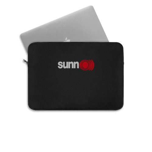 Sunn O Band Red Logo Metal Rock Band Laptop Sleeve