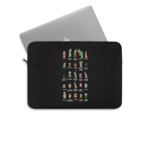 Super Mario Pixel Cast Laptop Sleeve