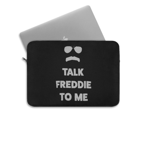 Talk Freddie To Me Freddie Mercury Queen Laptop Sleeve