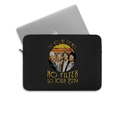 The Rolling Stones No Filter Us Tour 2019 Retro Laptop Sleeve