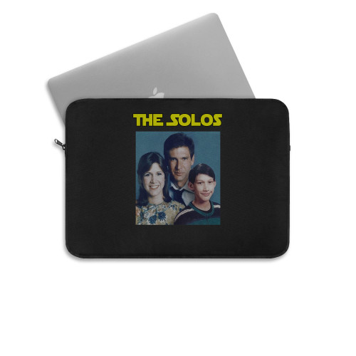 The Solos Family Portrait Han Solo Princess Leia Laptop Sleeve