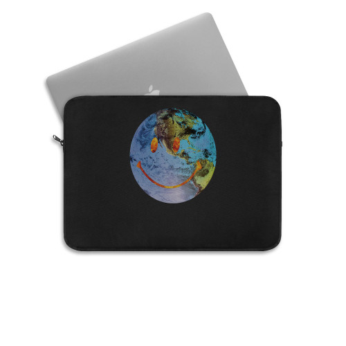 Travis Scott Astroworld Globe Smiley Laptop Sleeve