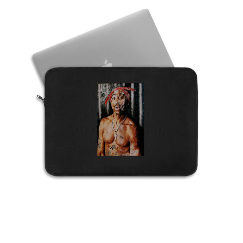 Tupac Shakur 2Pac Smoking Cool Laptop Sleeve