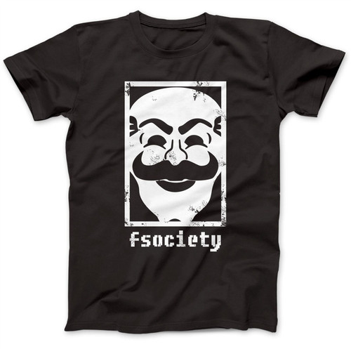 Fsociety Hacker Man's T-Shirt Tee
