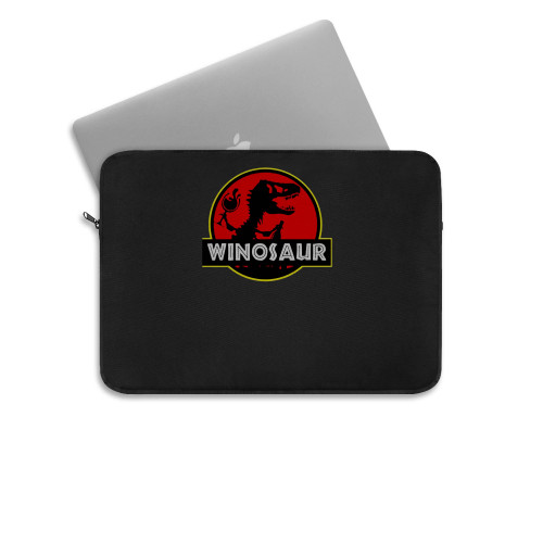 Winosaur T Rex Fuse Wine Jurassic Park Jurassic World Laptop Sleeve