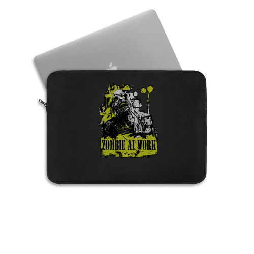 Zombie At Work Laptop Sleeve