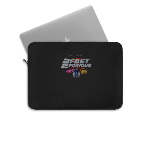 2 Fast 2 Furious Movie Logo Laptop Sleeve