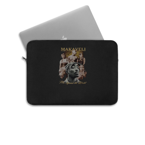 2 Pac Tupac Shakur Hip Hop Me Against The World Makaveli Laptop Sleeve