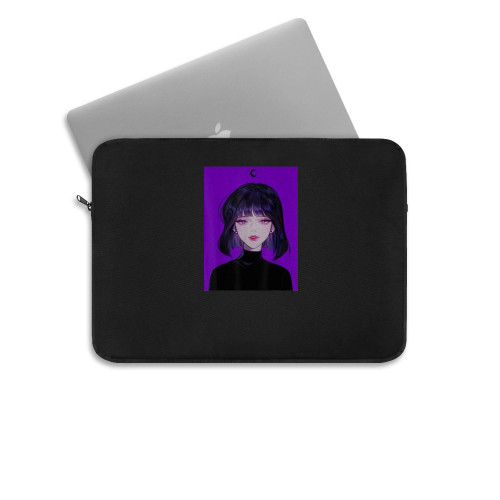Anime Girl Kawaii Gothic Waifu Laptop Sleeve